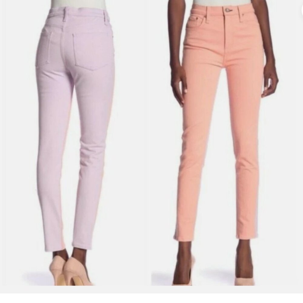 🌹HOST PICK-Rag & Bone Modele Peach Lilac Highrise Skinny 28